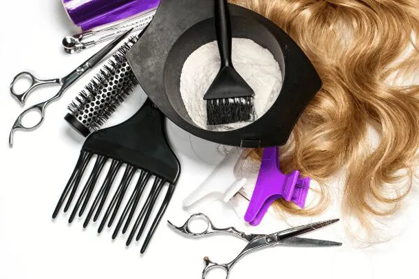 لیست وسایل رنگ مو زنانه ، لوازم رنگ مو زنانه