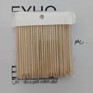 عقب زن چوبی 100 عددی ، پوشر چوبی ، عقب زن چوبی ناخن