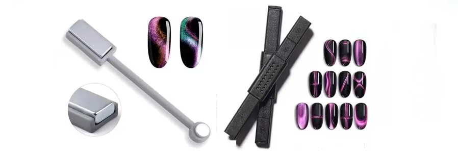 کاربرد مگنت ناخن ، طرح های مگنت ناخن ، مگنت ناخن پنج کاره