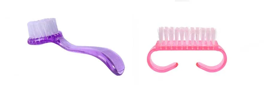 کاربرد فرچه ناخن ، انواع فرچه ناخن ، فرچه ناخن انگشتی ، فرچه ناخن مسواکی